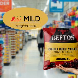 Beftos Chilli Beef Steak Jerky - Mild Hot